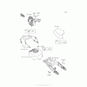 Схема узла: Информационные наклейки для Kawasaki ZX1400 Ninja ZX-14R ABS SE