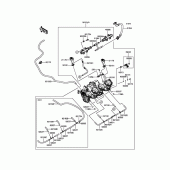 Схема вузла: Throttle для Kawasaki ZX1000 Ninja ZX-10R