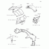 Схема вузла: Decals(Blue)(Mef) для Kawasaki ZX1000 Ninja 1000 ABS