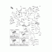 Схема вузла: Cowling lowers(1/2) для Kawasaki ZX750 Ninja ZX-7R