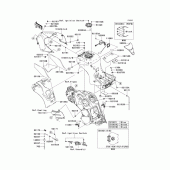 Схема узла: Топливный бак(1/2) для Kawasaki ZX1400 ZZR1400 ABS
