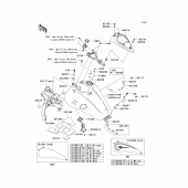 Схема вузла: Fuel tank(1/2) для Kawasaki VN1600 Vulcan 1600 Classic