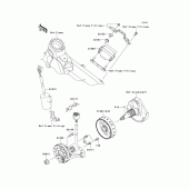 Схема узла: Генератор для Kawasaki KX450 KX450F