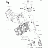 Схема узла: Water pipe для Kawasaki EX650 Ninja 650