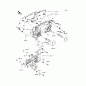 Схема вузла: Headlight(s) для Kawasaki ZX1000 Z1000SX