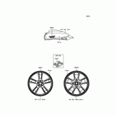 Схема вузла: Decals(White) для Kawasaki EN650 Vulcan S