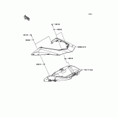 Схема узла: Side Covers для Kawasaki ZX1000 Z1000SX ABS