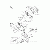 Схема узла: Поворотники для Kawasaki EX650 Ninja 650