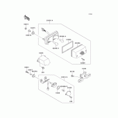 Схема вузла: Taillight(s) для Kawasaki ZG1000 Concours