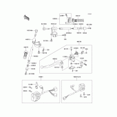 Схема вузла: Кермо & Пульт управління рульовим для Kawasaki ZX600 Ninja ZX-6R