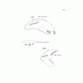 Схема вузла: Decals(pborange)(daf)(p.white)(dbf) для Kawasaki ER650 ER-6N ABS