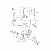 Схема вузла: Замок запалювання для Kawasaki KLX125 D-Tracker