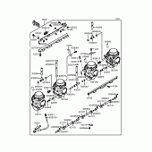 Схема узла: Карбюратор для Kawasaki ZX900 GPZ900R