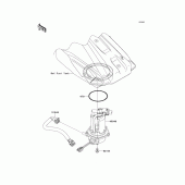 Схема вузла: Fuel pump для Kawasaki KX450 KX450F