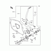Схема вузла: Опція для Kawasaki KLX250 D-Tracker