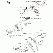 Схема узла: Поворотники для Kawasaki ZR1000 Z1000 ABS