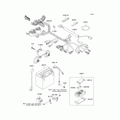 Схема узла: Электрооборудование для Kawasaki VN1500 Vulcan 1500 Classic