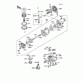 Схема вузла: Масляний насос (1/2) для Kawasaki ZG1000 1000GTR