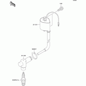 Схема вузла: Ignition system для Kawasaki KX85 KX85
