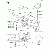 Схема узла: Карбюратор(1/2) для Kawasaki VN1500 VN1500 Classic