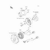 Схема вузла: Генератор для Kawasaki ZX1400 Ninja ZX-14