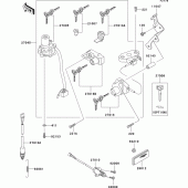 Схема узла: Замок зажигания для Kawasaki ZX600 ZZ-R600