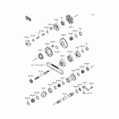 Схема узла: Балансир для Kawasaki ZG1000 Concours