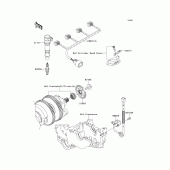 Схема узла: Ignition system для Kawasaki ZG1400 Concours 14
