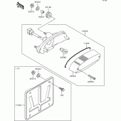 Схема вузла: Taillight(s) для Kawasaki EN500 Vulcan 500 LTD