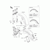 Схема узла: Крыло для Kawasaki VN1600 Vulcan 1600 Classic