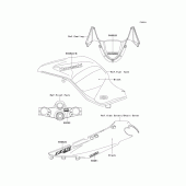Схема вузла: Decals(black)(c1/c2) для Kawasaki ZX1200 ZZR1200