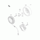 Схема узла: Генератор для Kawasaki ZX600 Ninja ZX-6