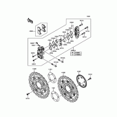 Схема узла: Передний тормоз для Kawasaki ZX1400 ZZR1400 ABS