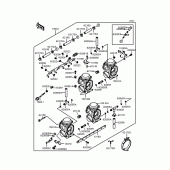 Схема узла: Карбюратор для Kawasaki ZX400 ZXR400