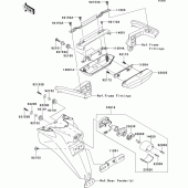 Схема вузла: Taillight(s) для Kawasaki ZG1400 1400GTR ABS