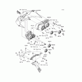 Схема узла: Headlight(s) для Kawasaki ZX1400 Ninja ZX-14