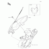Схема вузла: Аксесуари для Kawasaki KLX140 KLX140G