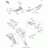 Схема вузла: Taillight(s) для Kawasaki ZX600 Ninja ZX-6R
