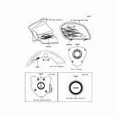 Схема вузла: Decals(Green) для Kawasaki VN1700 Vulcan 1700 Voyager Custom ABS