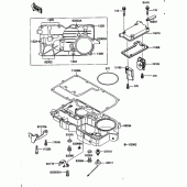 Схема вузла: Breather body/oil pan для Kawasaki ZX1100 Ninja ZX-11