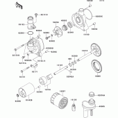 Схема вузла: Масляний насос для Kawasaki ZX1200 Ninja ZX-12R