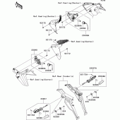 Схема узла: Поворотники для Kawasaki ZR1000 Z1000