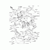 Схема вузла: Cowling(1/2) для Kawasaki KLE650 Versys 650
