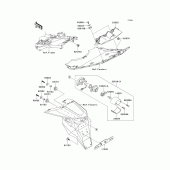 Схема вузла: Taillight(s) для Kawasaki ZR1000 Z1000