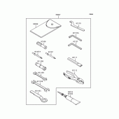 Схема вузла: Інструмент для Kawasaki BJ250 250TR