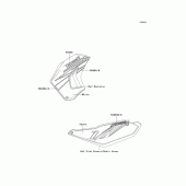 Схема вузла: Decals(miblue)(ecf)(ca,us) для Kawasaki KL650 KLR650