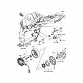 Схема вузла: Генератор для Kawasaki ZR800 Z800