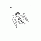 Схема вузла: Дуги безпеки для Kawasaki KLE250 Versys-X 250 ABS