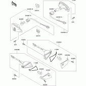 Схема узла: Поворотники для Kawasaki ZX600 ZZ-R600