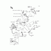 Схема вузла: Паливний бак для Kawasaki VN1600 Vulcan 1600 Nomad